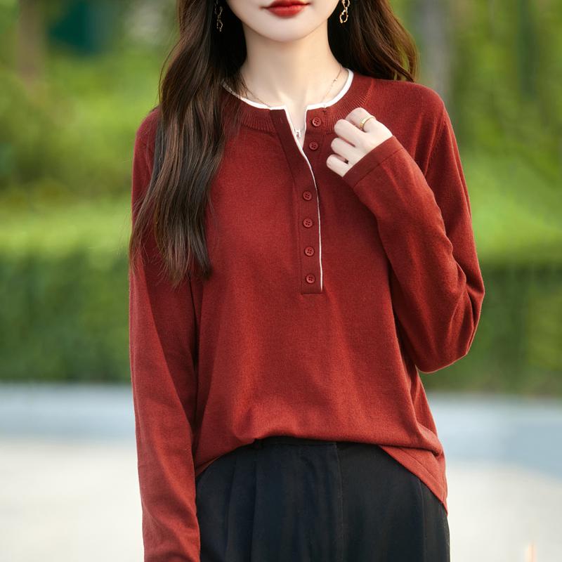 Женский кашемировый свитер Qinghe Cashmere 50% шерсть 50% шелк Женский осенне-зимний кашемировый пуловер Мягкий и теплый