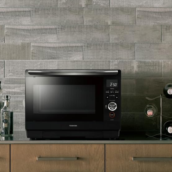 Каменная купольная микроволновая печь с паровым подогревом 26 л ER-YD90-K (черный)