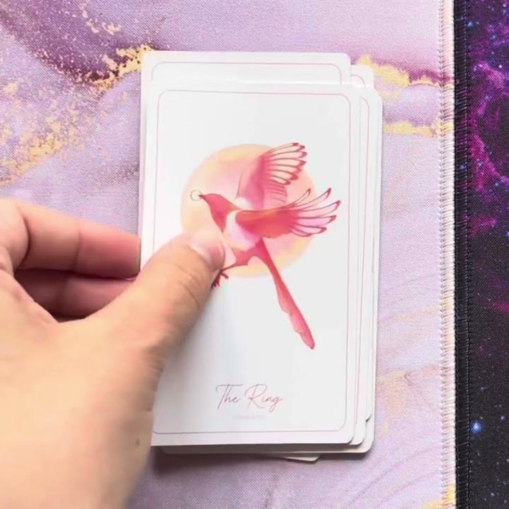 Сова и сорока Ленорман 10,3*6 см Колода Ленорман из 36 карт, традиционно иллюстрированная тушью (Версия совы)