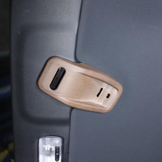 Grain ABS Trunk top lighting frame Trim For Honda Pilot 2016-