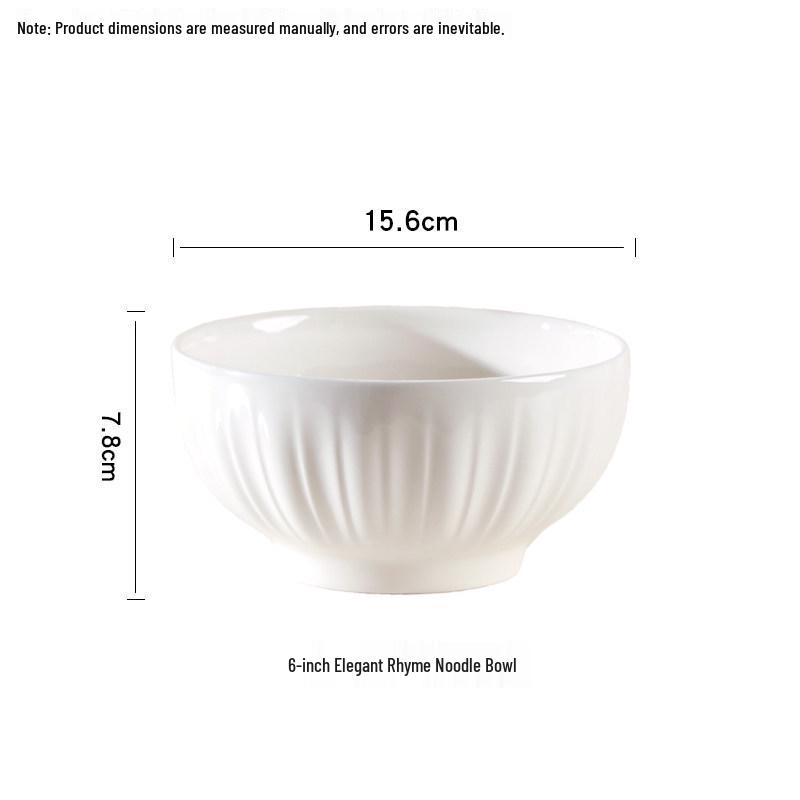 8" Ceramic Soup Bowl Set (2 pcs) - 2025 Modern Design with Underglaze Color