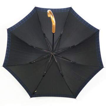 Зонт люксовый длинный полосатый однотонный СИНИЙ Makita — производитель зонтов с более чем 140-летней историей с момента основания Эдо. Зонт люксовый мужской Koshu-ori