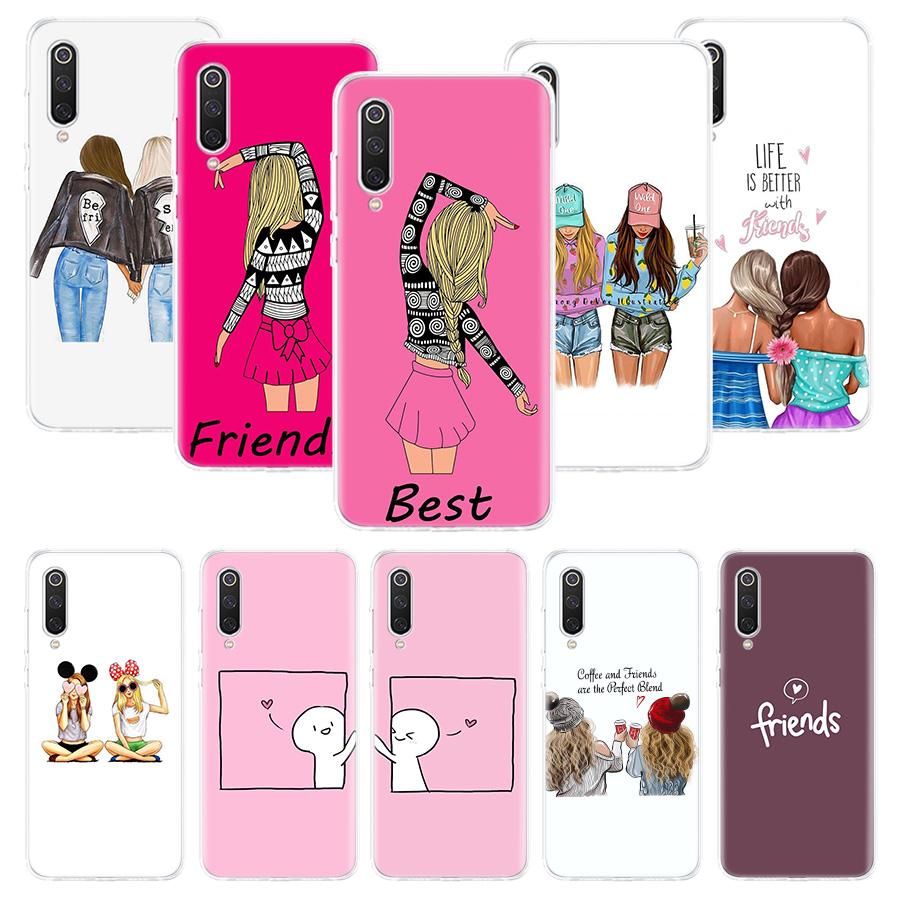 Best Friends BFF Matching Phone Case For Xiaomi Redmi Note 13 14 15 Pro Plus 12S 12 14S 11S 11E 10 10S 11 11T 5G 4G Cover Coque