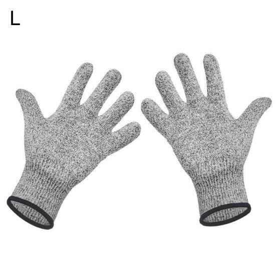 1 пара устойчивых к порезам защитных перчаток из нержавеющей стали с металлической сеткой