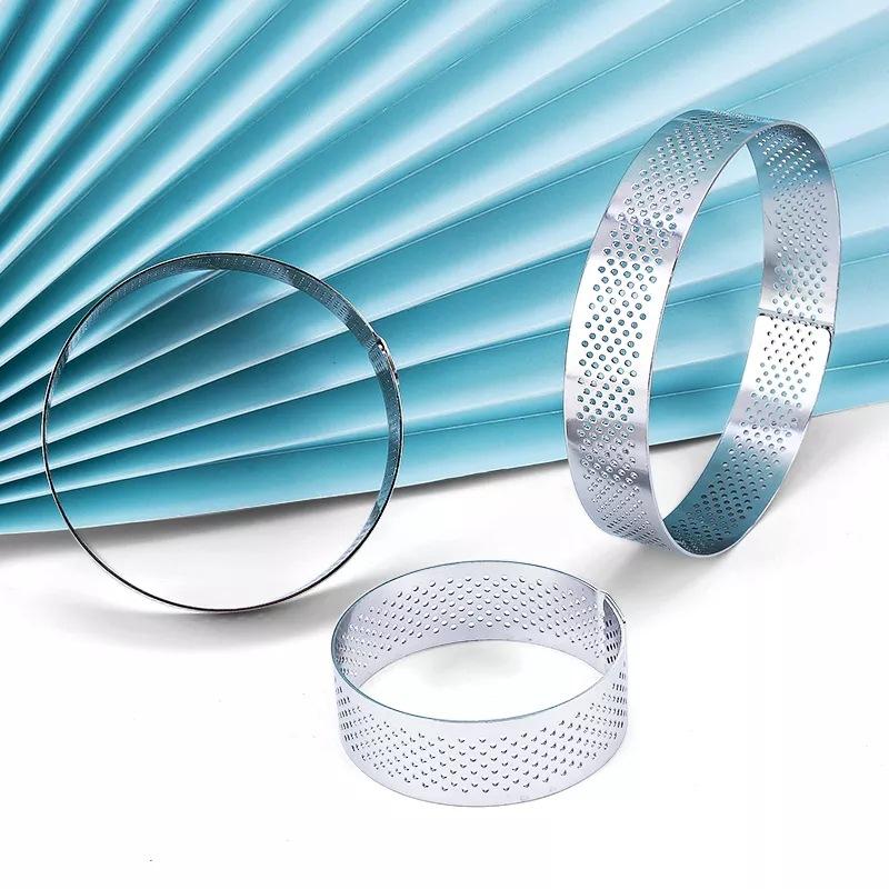 Кольца для маффинов 4,5-20 см, форма для торта из нержавеющей стали, кондитерские кольца для выпечки пышек, десертов