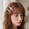 Acetic Acid Acetate Seamless Hairpin Wave Point Cute Barrette Fashionable Side Clip  Work