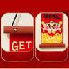 Chinese Style New Year Fu Character Pendant Wooden New Year Lucky Decoration  New Year Gift
