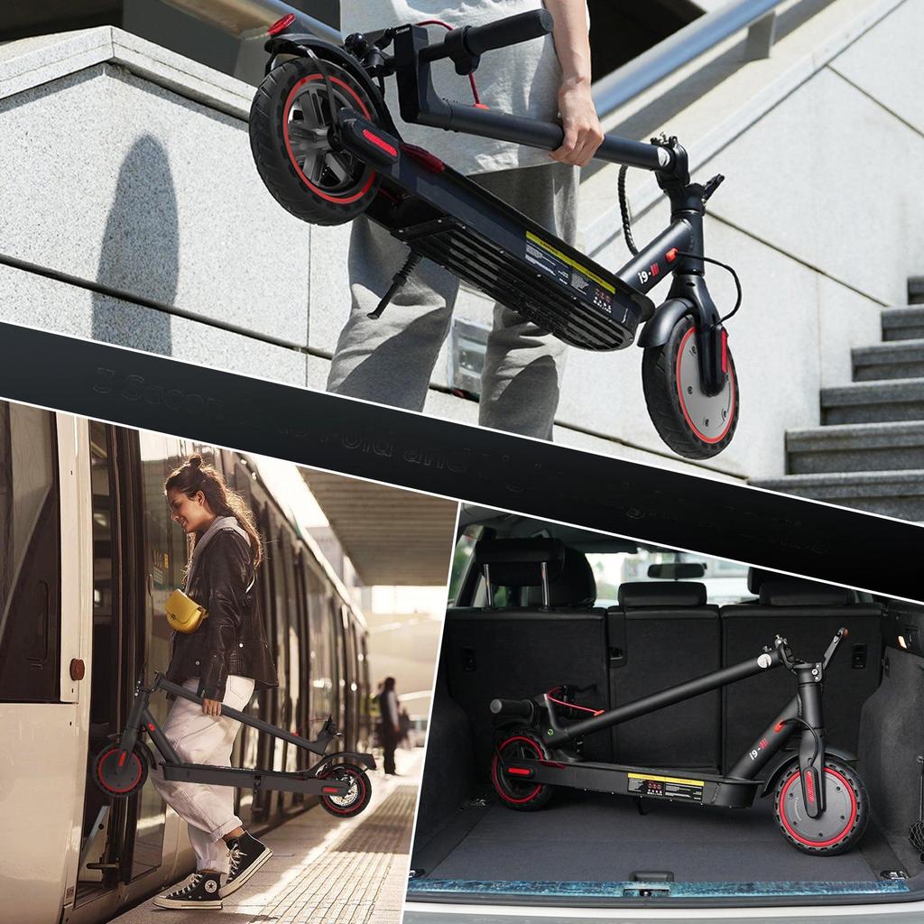 iScooter i9 Foldable Electric Scooter 350W Motor 36V7.5Ah Battery Max Speed 30km/h 8.5 Inch Honeycomb Tire