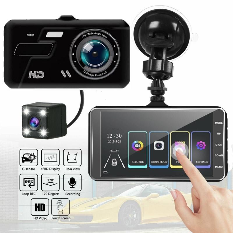 Vehicles Dashboard Camera 4inch Screen Car Driving Reorder High Defination 1080P Support Motion & Collision Detection