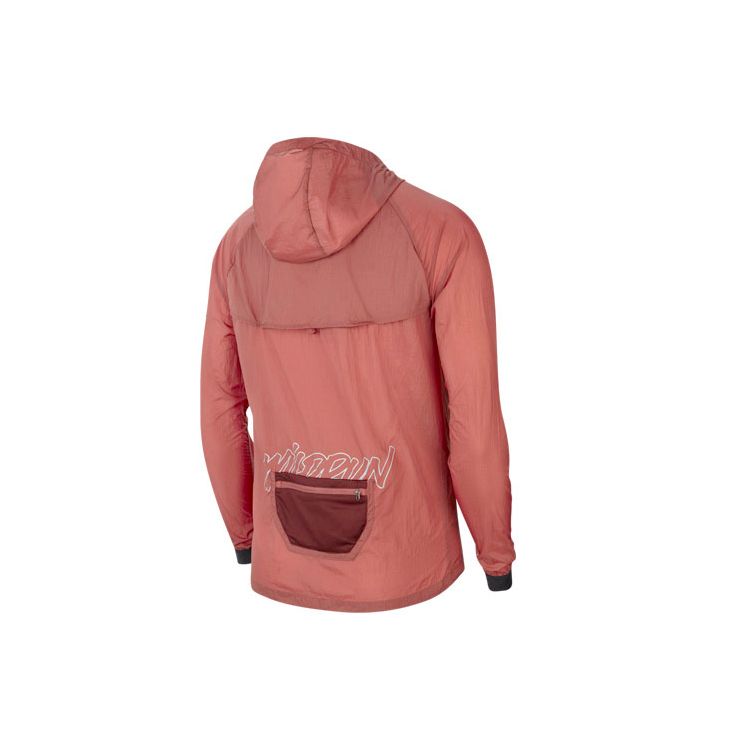 Nike Повседневная спортивная куртка с капюшоном, мужские топы, глиняно-красный CU5739-652