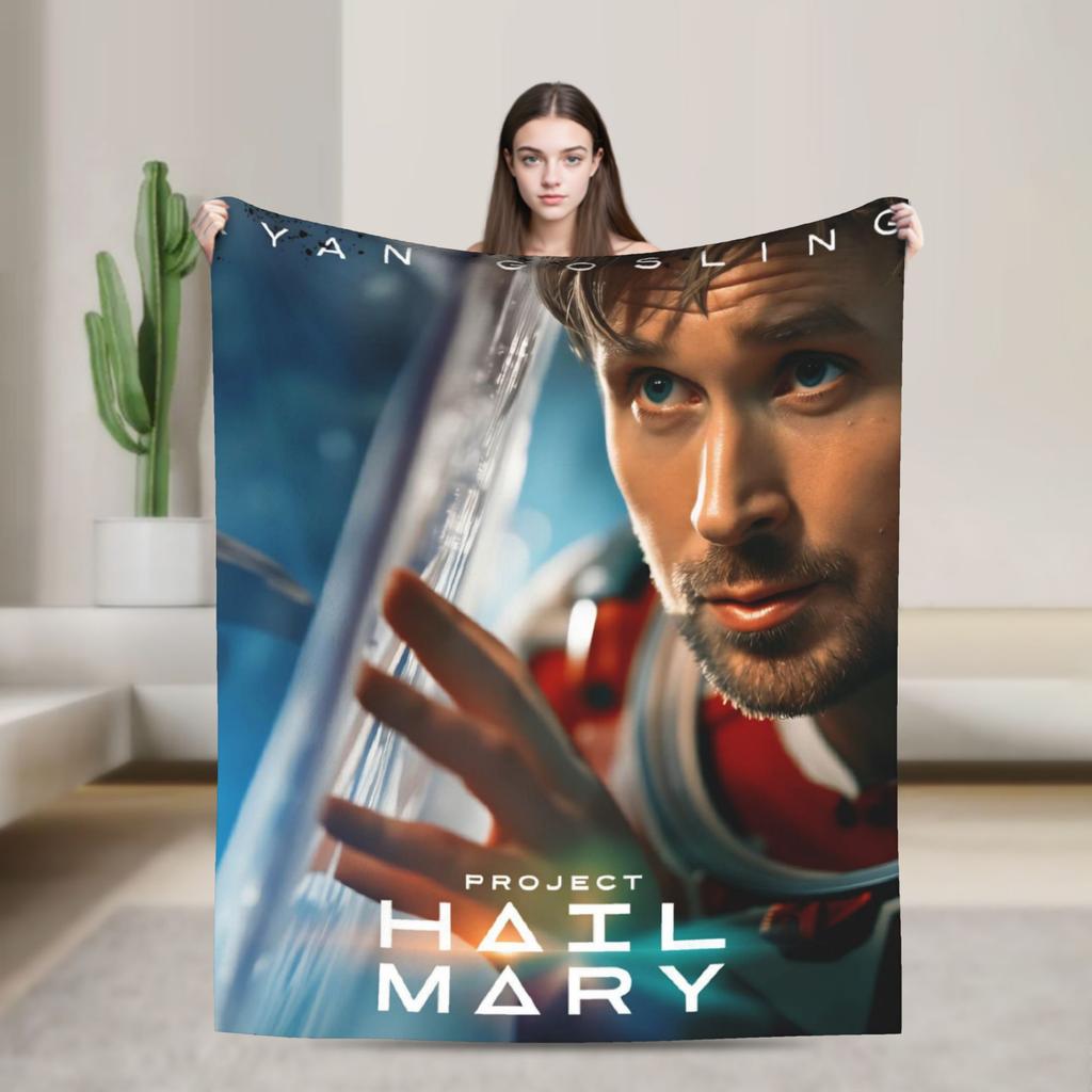 Ryland Grace Project Hail Mary Fan Concept Art Blankets Cozy Throw Blanket Spring Adults Girls Outdoor Picnic Bedspread