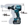 Makita Проданы 18-вольтовый аккумуляторный гайковерт TW700DZ и кейс (Аккумулятор, зарядное устройство, отдельно)