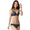 AMOSTYLE Daisy Shower Dream Bra Bra Shorts Set M008 E70M Size [AMOSTYLE] Non-Wired & (Navy)