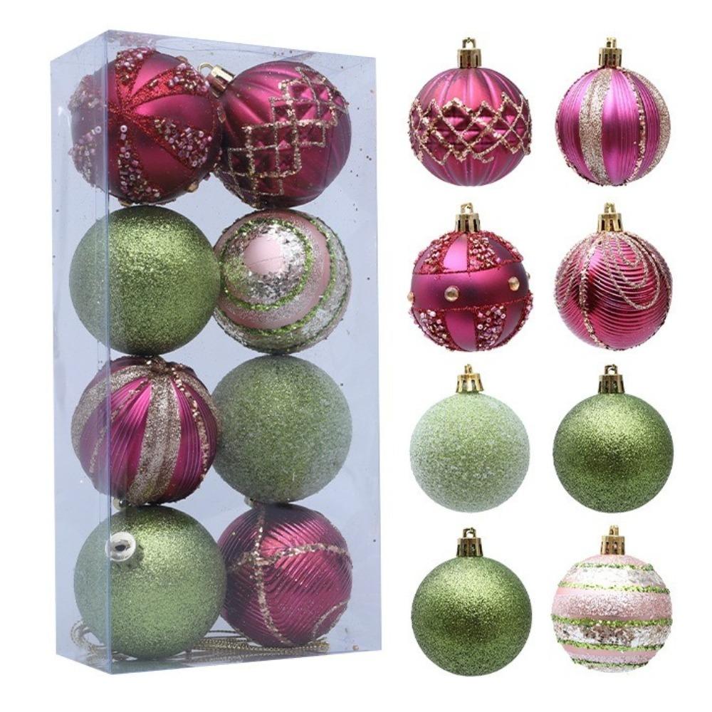 Гальванизированный Рождественский Подвесной Шар Небьющийся Украшение для Рождественской Елки Фотореквизит