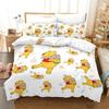 Winnie The Pooh Piglet Honey Pot Cartoon Duvet Cover Set HD Comforter Cover for Kids Bedding Sets Bedclothes Bedroom Decor