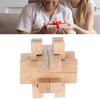 Интеллектуальная игрушка-замок-головоломка, деревянные взаимосвязанные головоломки, игрушка-головоломка для взрослых