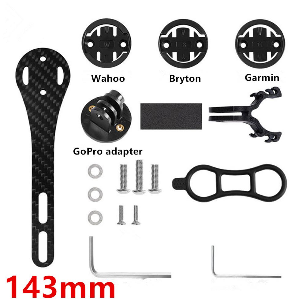 BKPTX CM-01 Carbon Computer Mount Holder For Garmin/Bryton/Camera  Road Bike Integrated Handlebar 3K Bicycle Accessories