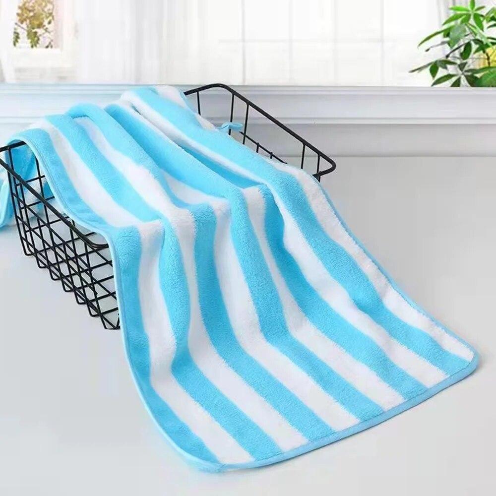 Moisture-absorbing and Quick Drying Bath Towel, Soft Adult Facial Towel, Bathroom Ultra-fine Fiber Swimming Bath Towel