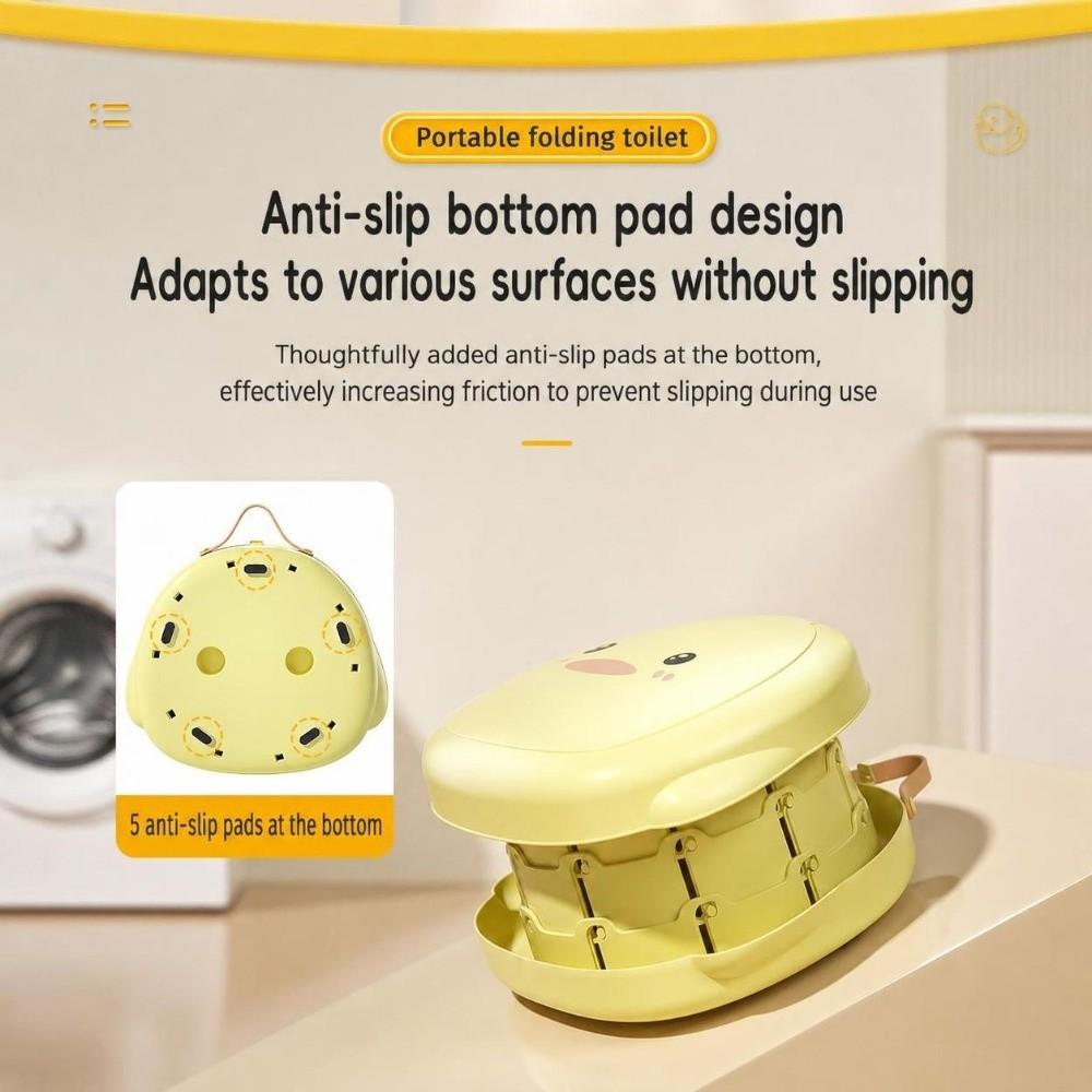Foldable Baby Pot Toilet Bowl Hanging Potty Training Pot Child Seat Baby Potty Outdoor Travel