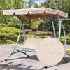 Swing Chair Canopy Replacement Top Cover Swing Chair Cover 2 /3 Seater Waterproof  Dustproof Balcony Garden Swing Chair Cover
