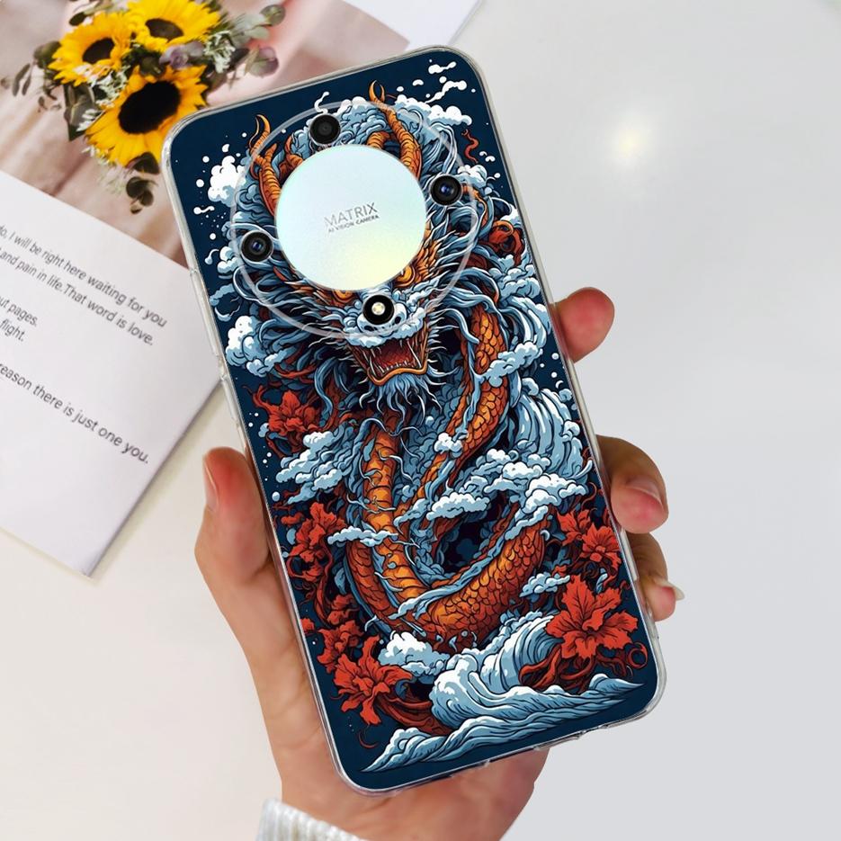 Чехол для Honor X9b Magic6 Lite Популярный Роскошный Расписной Чехол Мягкий Силиконовый Чехол для Телефона Для Honor Magic 6 Lite HonorX9b Fundas Capa