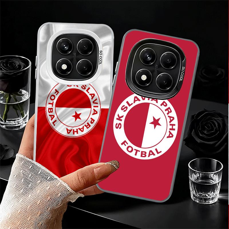 Sk Slavia Praha Чехия Ударопрочный чехол для телефона для Xiaomi Redmi Note 15 14 13 12 Pro Plus 11 11S 11T 5G Чехол Защита от падения Fu