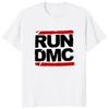 Винтажная футболка Run Dmc в стиле хип-хоп и рок, свободная женская футболка с музыкальным принтом, повседневная футболка Харадзюку