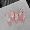 {MX} 50 шт. Рождественские блестящие смоляные charms-снежинки для ногтей, сверкающие белые прозрачные украшения для нейл-арта, аксессуары для маникюра