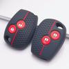 Силиконовый чехол для ключа Renault Clio Kangoo Master Trafic Twingo Modus Megane Scenic Laguna Espace Сотовая текстура Ударопрочный чехол для брелока автомобиля