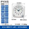 Seiko Clock Будильник Настольные часы Аналоговые мелодии Белый жемчуг PYXIS 125×120×69 мм NR455W