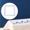 Clip Frame Square Embroidery Hoop Sturdy Easy To Install Cross Stitch Snap for DIY