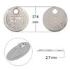 Free Ship Hot Sale 1pc Coin- Type 0.6-2.4mm Spark Plug Gap Gauge Measurement Tool Range Spark Plug Gage Caliber Measuring Tool