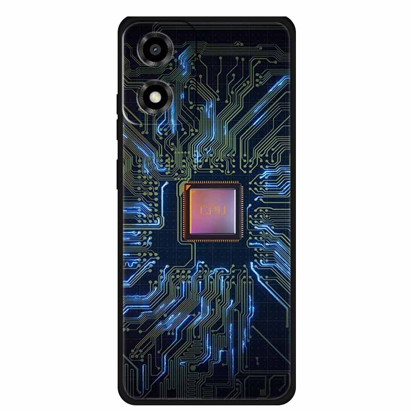 Black Case For Motorola Moto E14 Fundas Silicon TPU Soft Phone Cover Shield For Motorola Moto E14 E 14 Bumper Cartoon Case