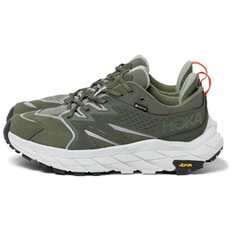 WTAPS x HOKA Anacapa Low GORE-TEX Четырехлистный клевер Унисекс Кроссовки Зеленый Ледниково-серый 1155397-FLF