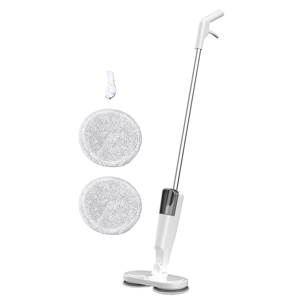 Электрическая швабра, перезаряжаемая, легкая, беспроводная, электрическая швабра с распылителем воды для полов из твердой древесины, плитки и мрамора