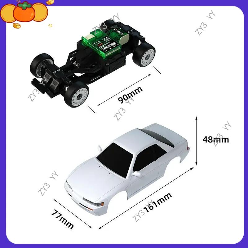 2026 Fr Legends 1/28 Rwd RC Дрифт-гоночный автомобиль S13 Bmrx Fld с 2,4 ГГц пультом дистанционного управления, дрифт-гоночные шины для RC-энтузиастов
