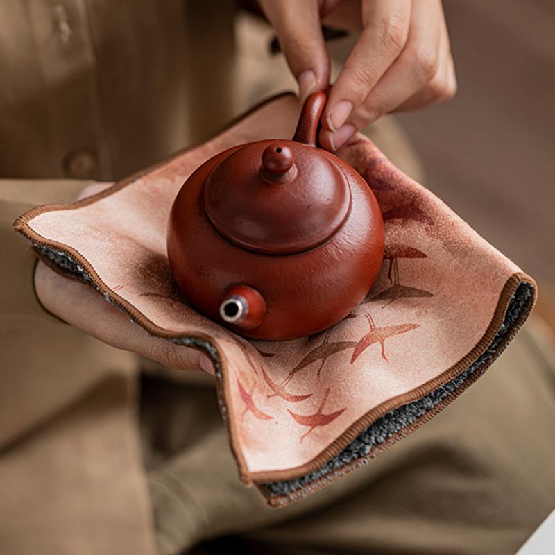 1 шт. Чайная салфетка, аксессуары, кухонный коврик для чайного столика, высококачественный чайный коврик, бытовое чайное полотенце, впитывающее воду, чайная салфетка Zen