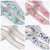50cm/Roll Rhinestone Ribbon DIY Colored Stone Dress Car Claw Chain Tape Elegant Glitter Trim Sticker Phone Decor Self Adhesive