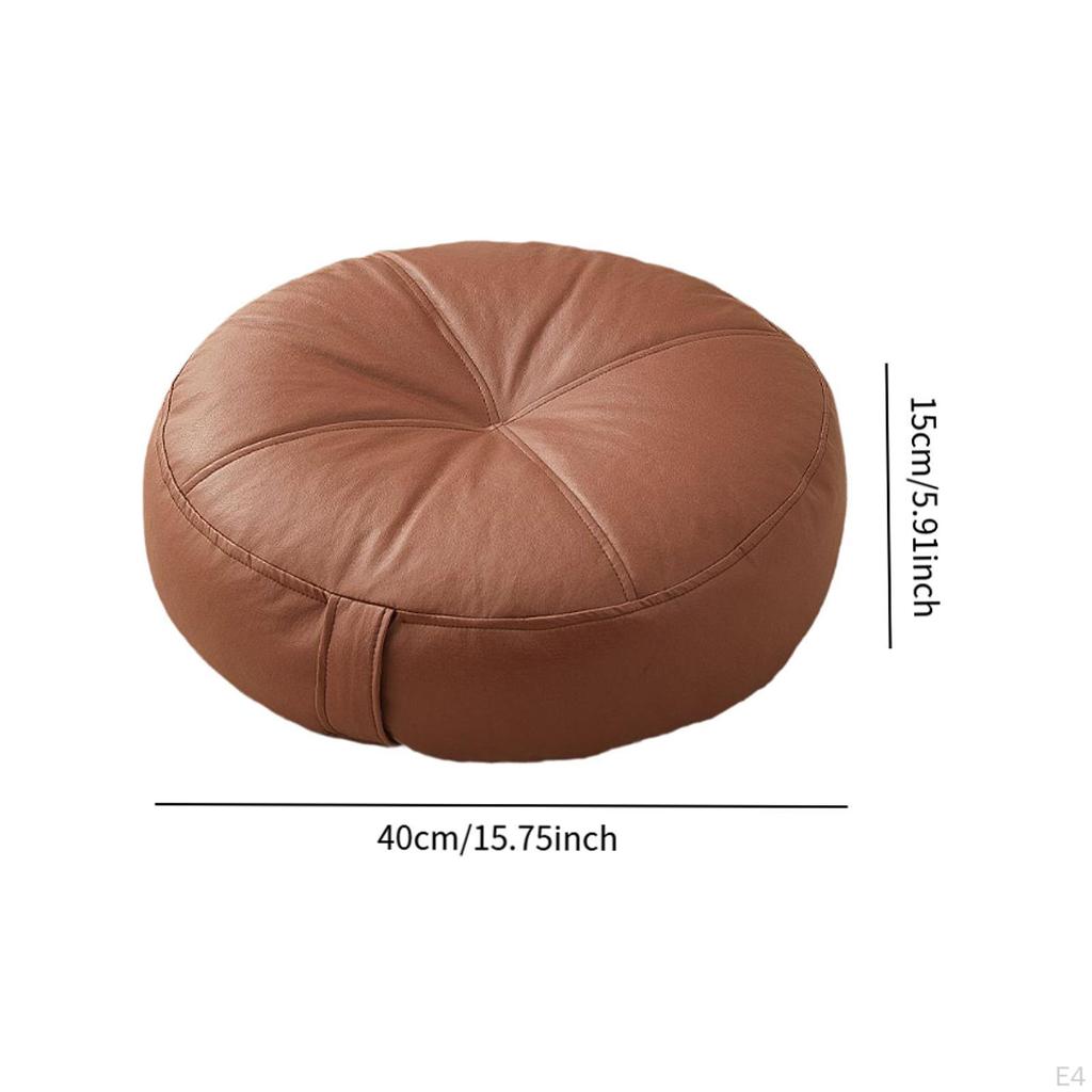 Круглая напольная подушка для домашнего сидения и отдыха