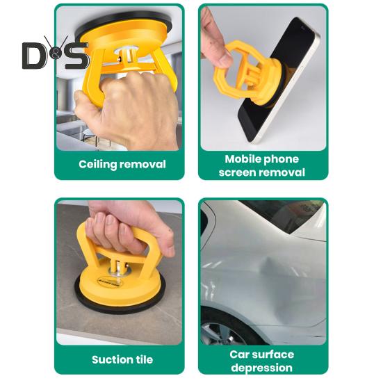 Powerful Car Dent Remover Suction Cup Dent Puller with Ergonomic Handle Easy To Use Paintless Car Body Dent Repair Kit