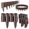 KADAX Garden Palisade Edging Fence Lawn Edging Plastic
