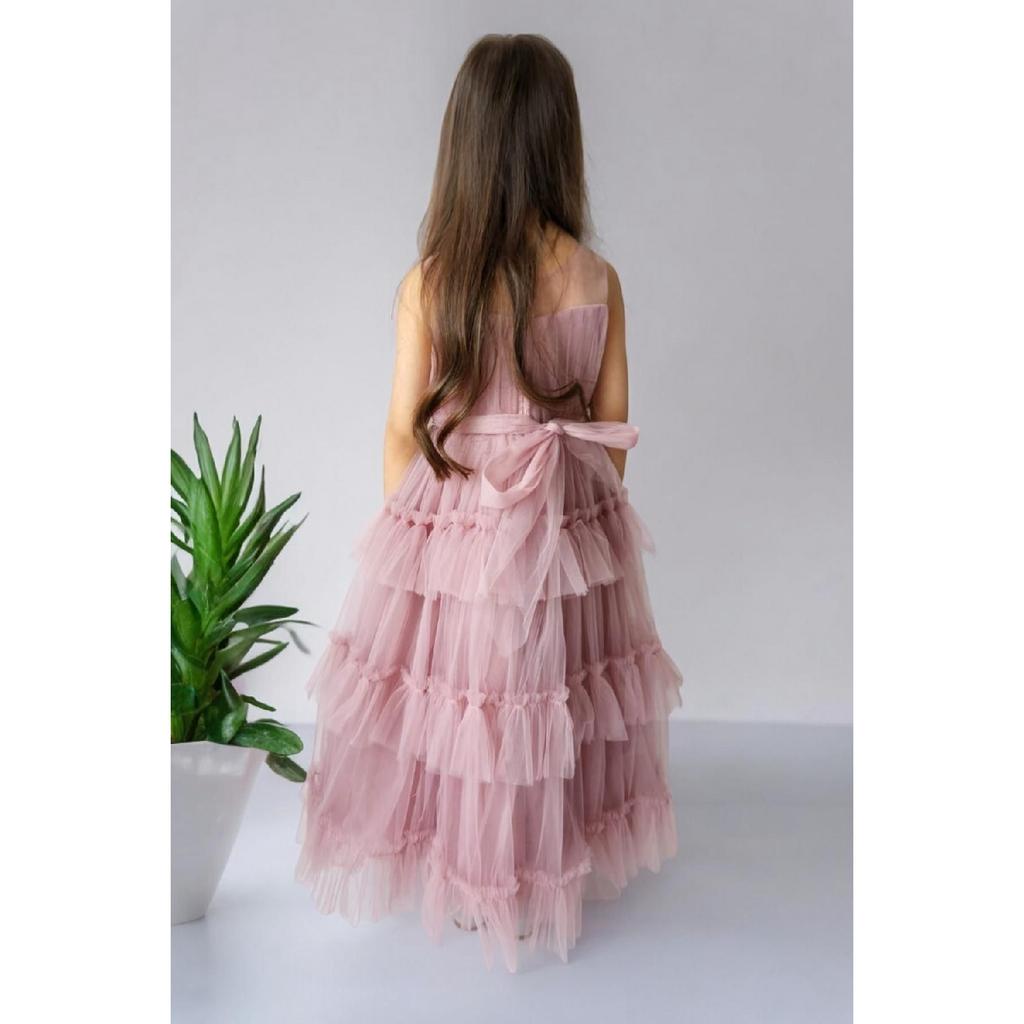 Белое вечернее платье специального дизайна для девочек на день рождения, свадьбу. Подробности см. Таблицу размеров в видео