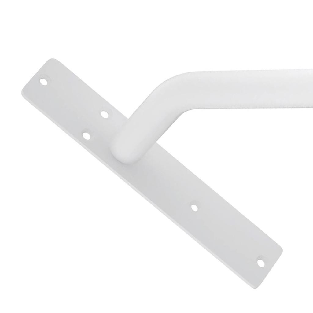 Настенный поручень для лестницы из легированной стали, сверхпрочный, лестничное ограждение, поручень для гаража, белый