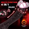 Огромный реалистичный дилдо вибратор пенис телескопический свинговый нагревающий силиконовые дилдо женские вибраторы с дистанционным управлением для женщин секс-игрушки