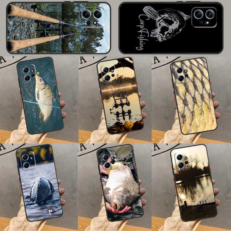 Carp Fishing Fish Case For Xiaomi Redmi Note 14 Pro 13 12 11 9 10 9S 10S 11S 12S Redmi 14C 13C 10C 12C Cover