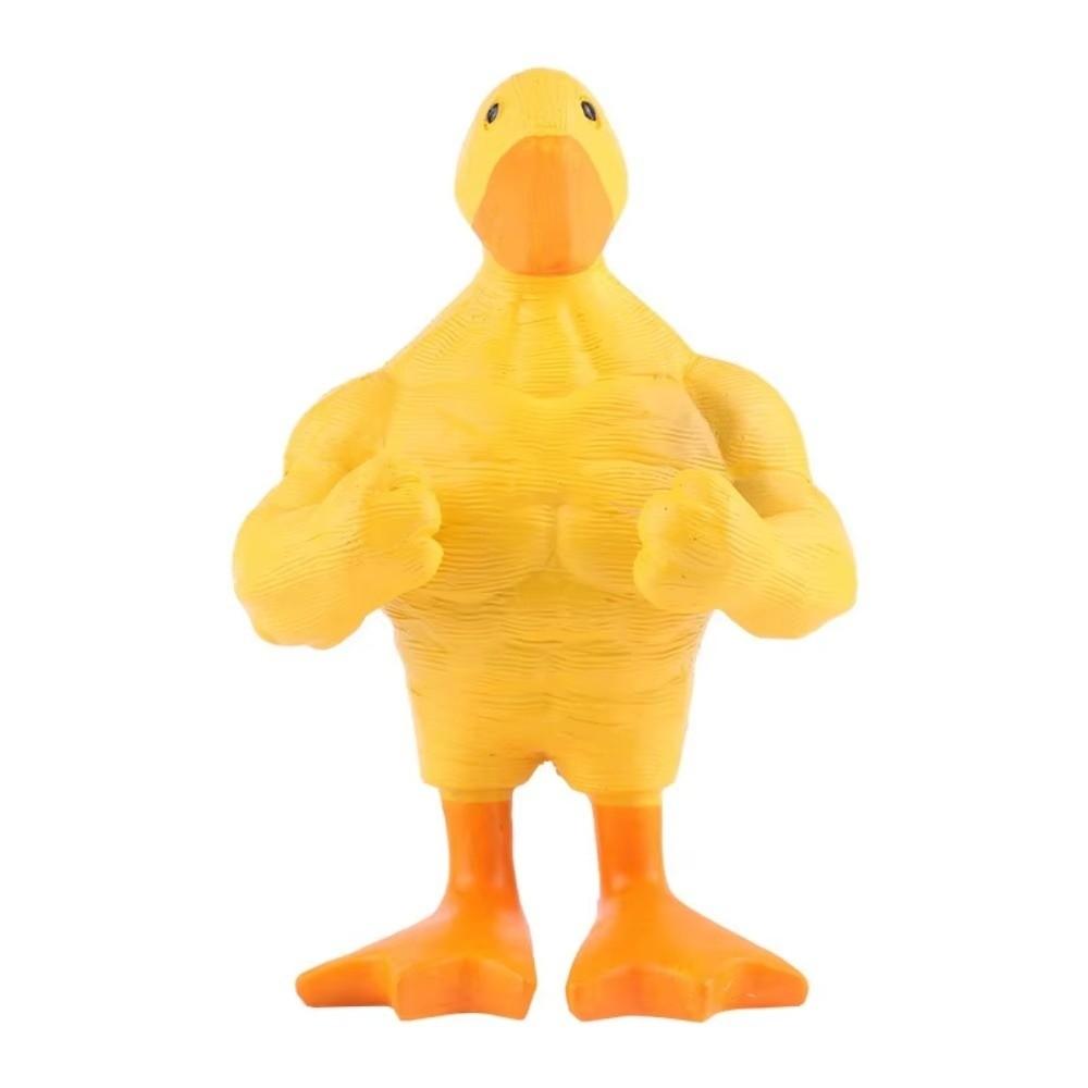 Resin Muscle Duck Statue Desktop Funny Fitness Duck Funny Muscle Duck Decor Home