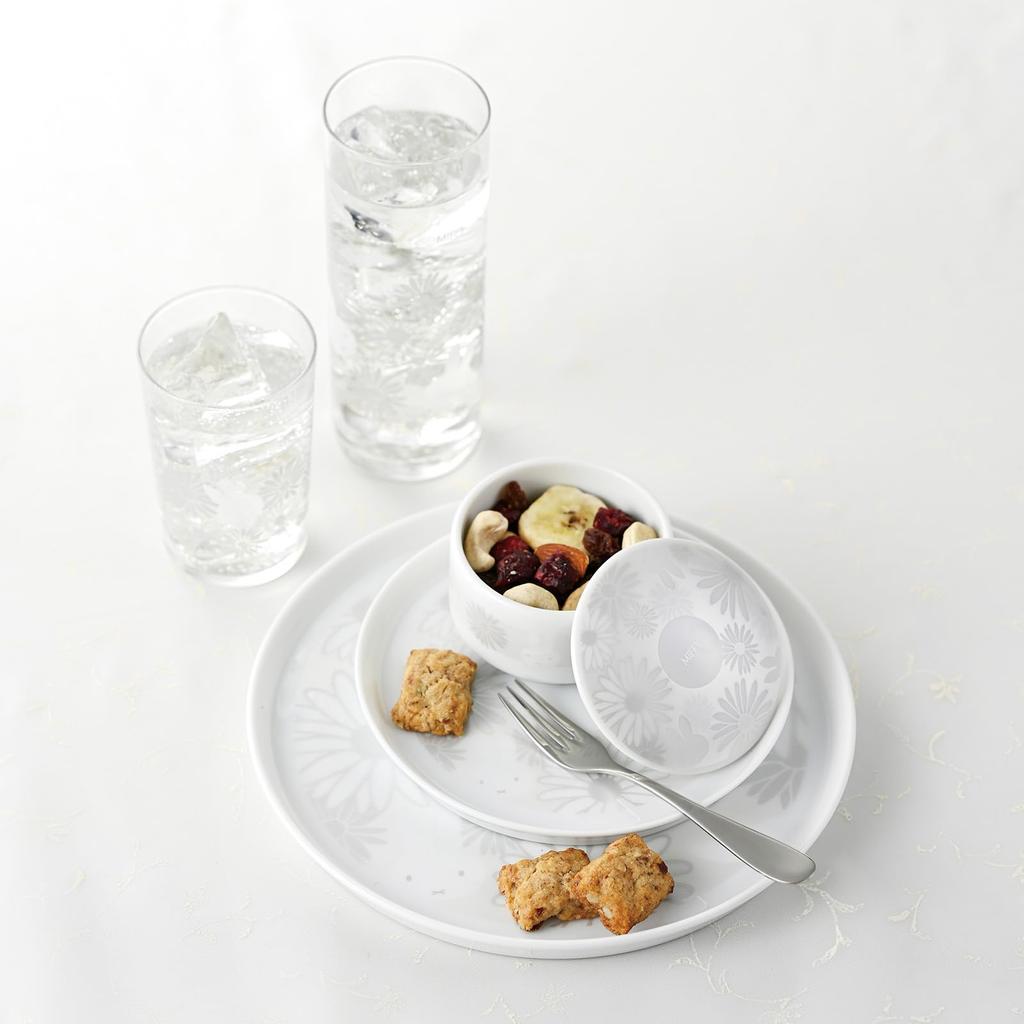 Dick Bruna 70th Anniversary Trinket Box with Microwave and Dishwasher Character Made In 419105 "Miffy" Lid, 8cm, Safe, White, Goods, Tableware,