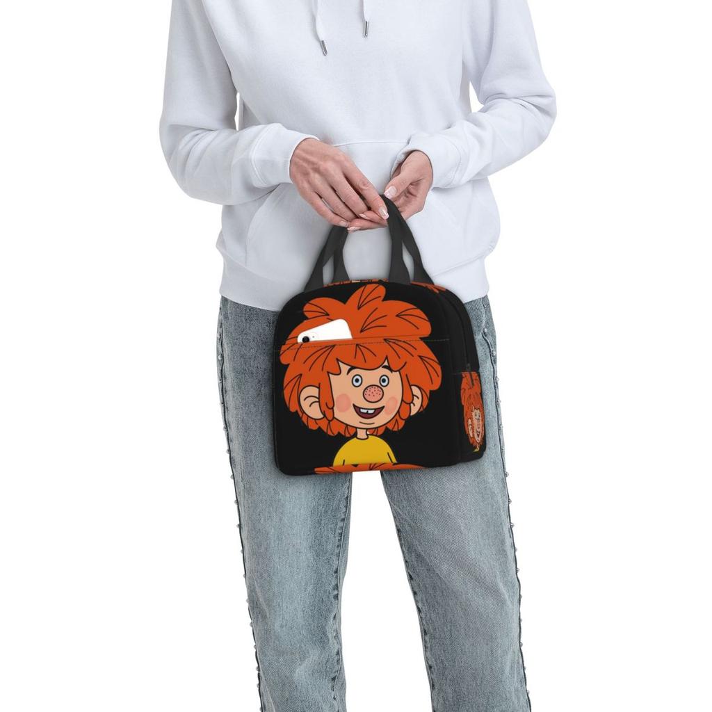 Изолированная сумка-ланчбокс Pumuckl для женщин и детей, портативные контейнеры для еды, термоланчбокс, сумка-тоут