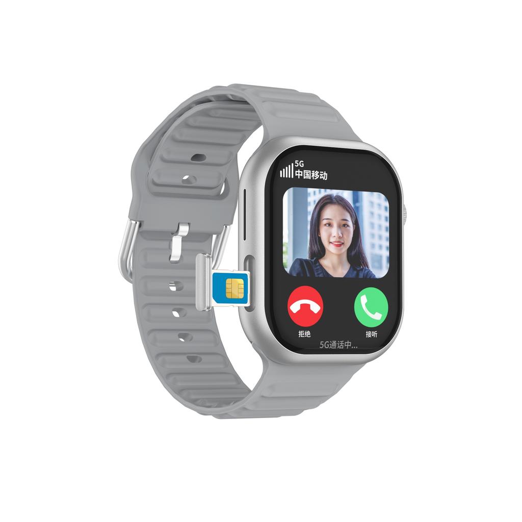 Rainbuvvy B18 4G Smartwatch 2GB RAM 16GB ROM AMOLED Super HD Full Screen 2MP Camera IP67 Waterproof Heart Rate Monitoring Long Standby Fashion Watch