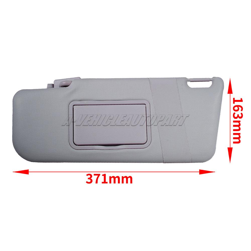 735362729 735362730 For Fiat Panda 169 MK2 New Sun visor sunshade With Mirror and Pocket kit Grey Left Right car accessories